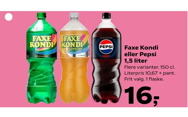 Faxe Kondi Eller Pepsi product image