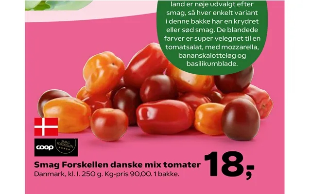 Taste difference danish mix tomatoes product image