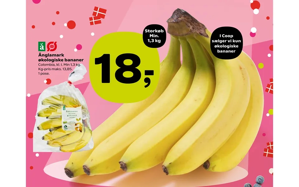 Storkøb Min.änglamark Økologiske Bananer