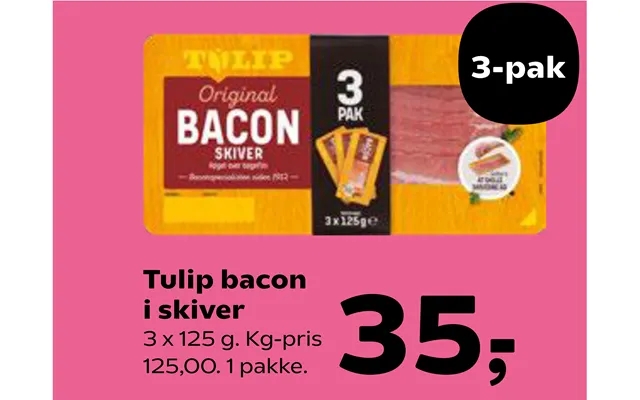 Tulip bacon in slices product image