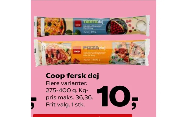 Coop fresh dough product image