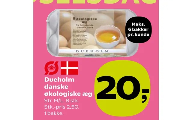 Dueholm danish organic eggs product image