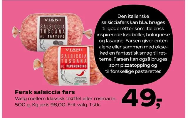 Fresh salsiccia father product image