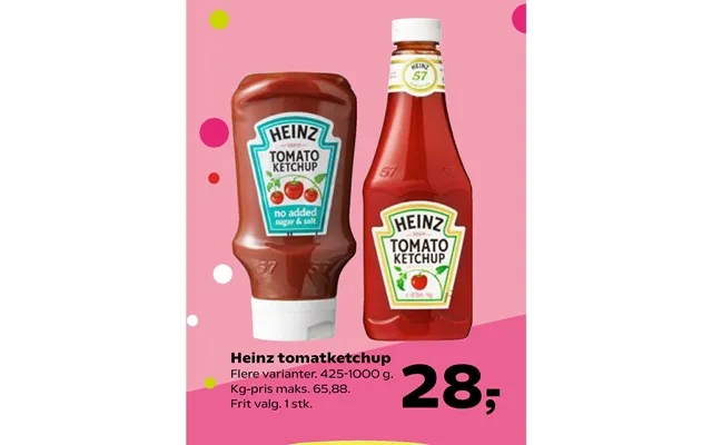 Heinz tomato ketchup product image