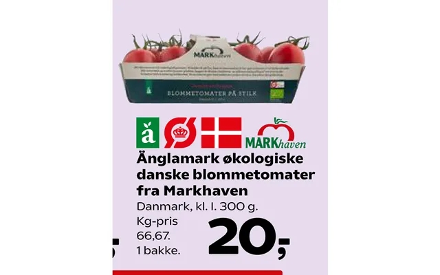 Änglamark organic danish plum tomatoes product image