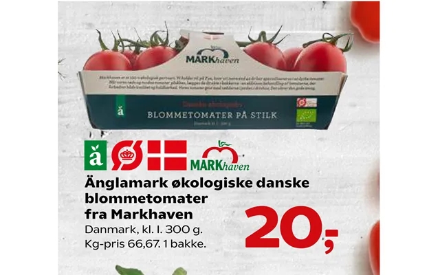 Änglamark organic danish plum tomatoes product image