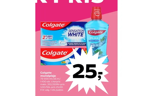 Colgate oral care product image