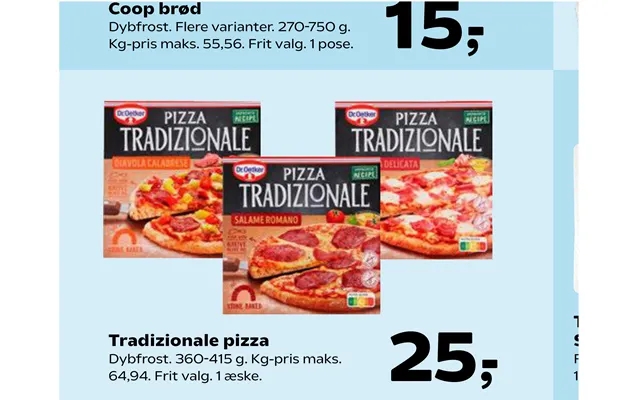 Coop Brød Tradizionale Pizza product image