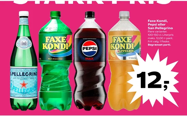 Fax physical, pepsi or san pellegrino product image