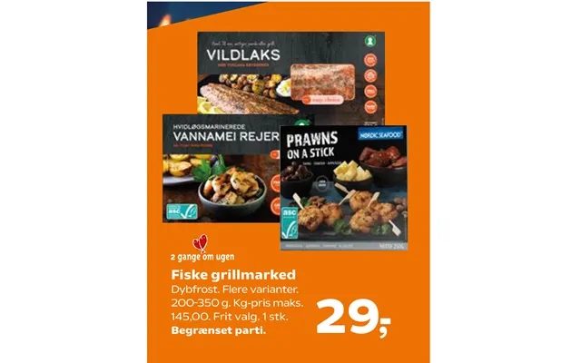 Fish grillmarked product image