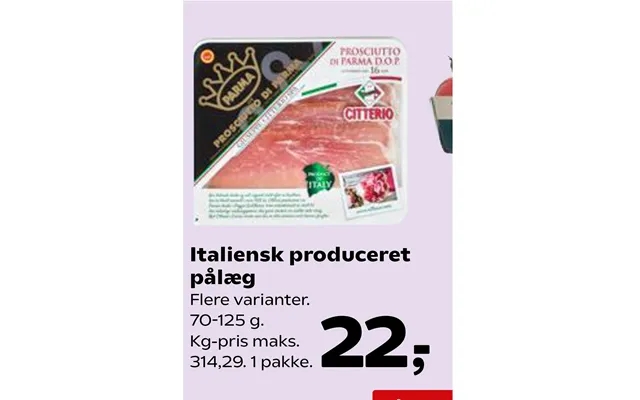 Italian produced cold cuts product image