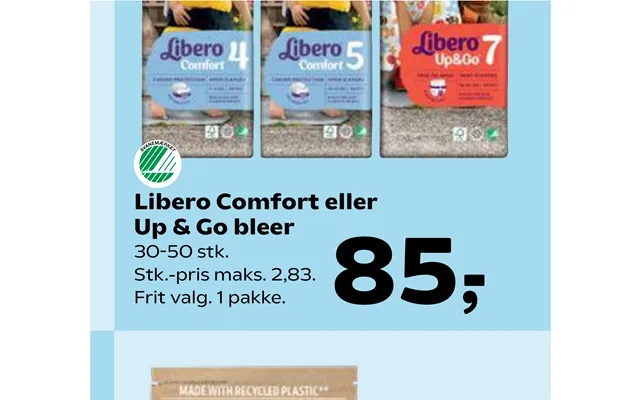 Libero comfort or up & go diapers product image