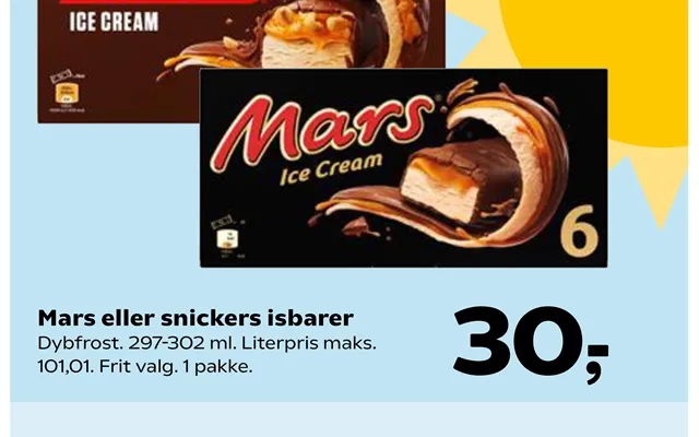 Mars Eller Snickers Isbarer product image