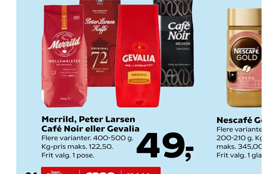 Merrild, Peter Larsen Café Noir Eller Gevalia
