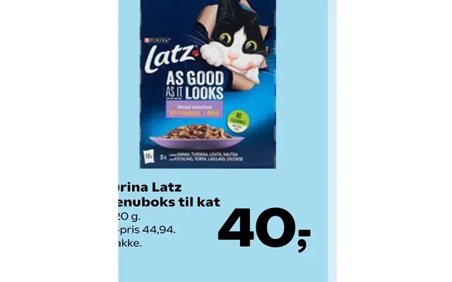 Purina latz menu box to cat product image
