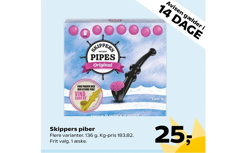 Skipper pipes