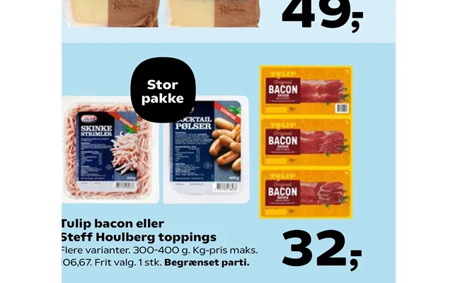 Tulip Bacon Eller Steff Houlberg Toppings product image