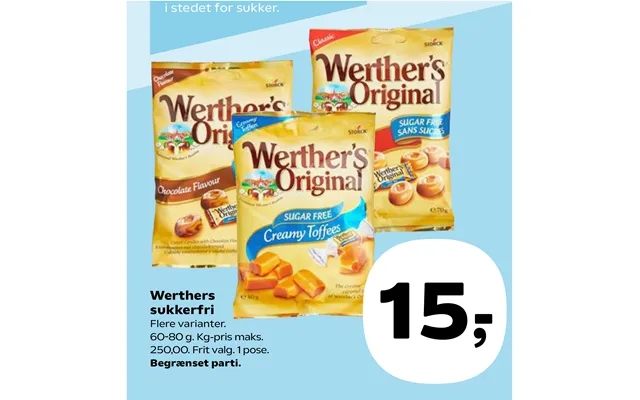 Werther sugar product image