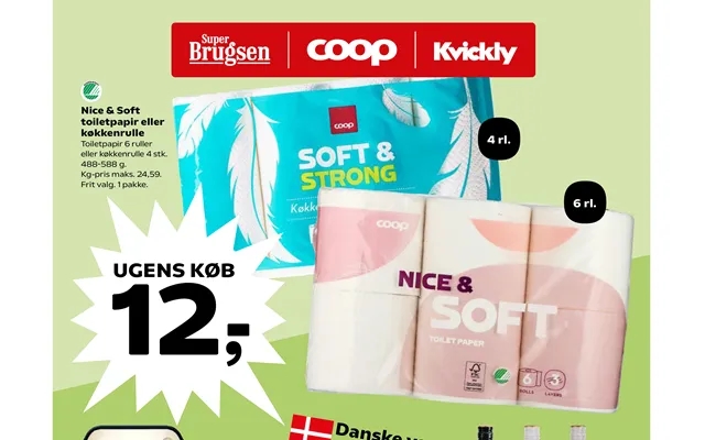 Nice & soft toilet paper or towel product image