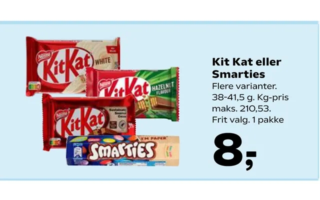 Kit cat or smarties product image