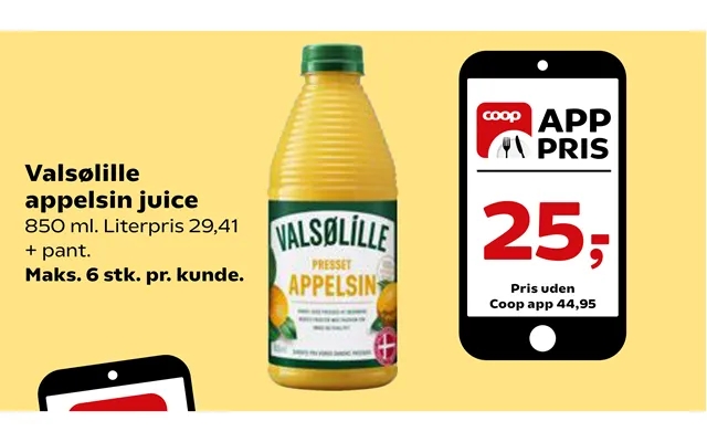 Valsølille orange juice product image