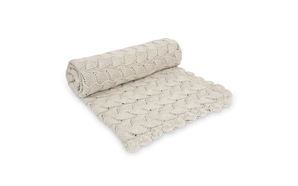 Chiffonette Knitted Blanket - Pistachio Shell Melange