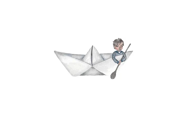 Wallsticker Paperboat Fairytale - White product image