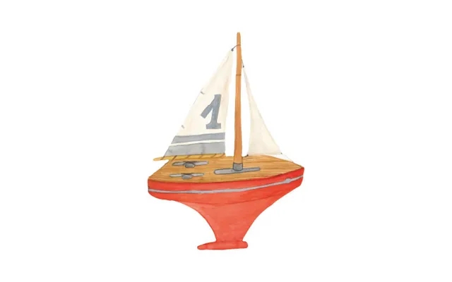 Wallsticker Sailboat - Red product image