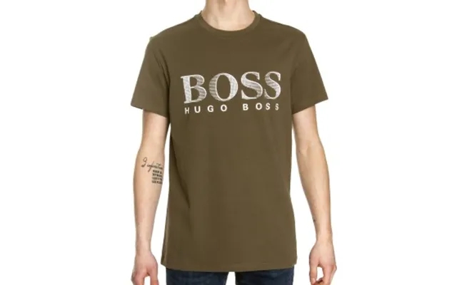 Boss T-shirt Rn Mørkgrøn Bomuld Medium Herre product image