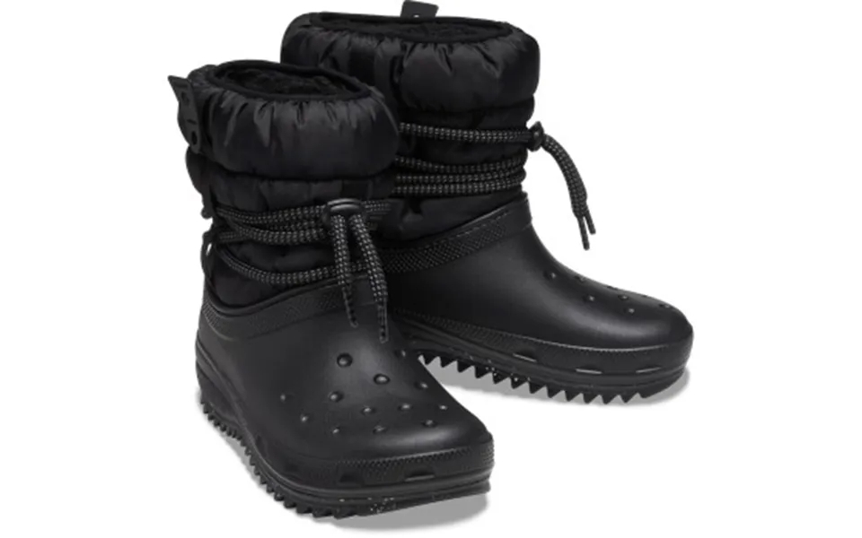 Crocs classic neo puff luxe boot w black us w8 eu 38-39 lady