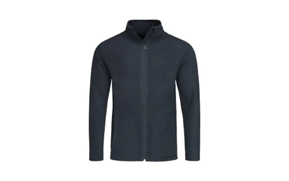 Stedman Active Fleece Jacket For Men Mørkblå Polyester Medium Herre