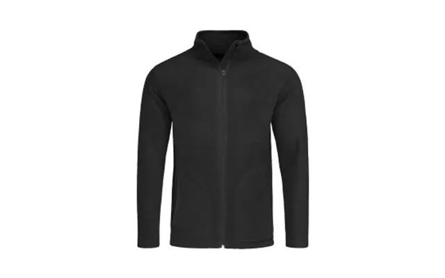 Stedman Active Fleece Jacket For Men Sort Polyester Large Herre product image