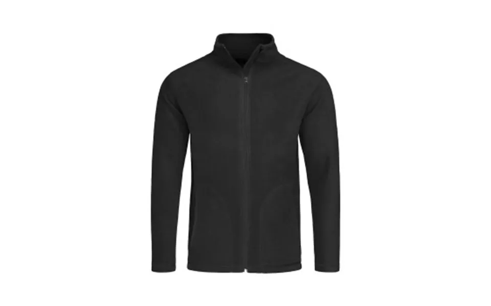 Stedman Active Fleece Jacket For Men Sort Polyester Xx-large Herre