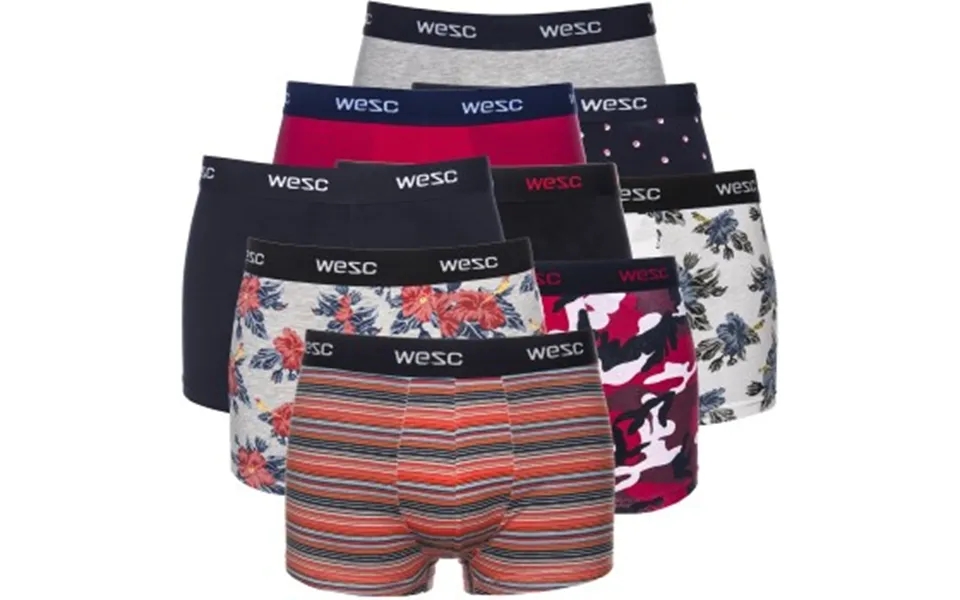 Wesc 9p mixpack boxer briefs multicolor cotton medium lord