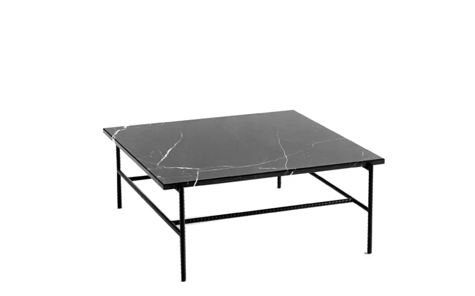 Hay Rebar Coffee Table 80x84 Cm. - Black Marble