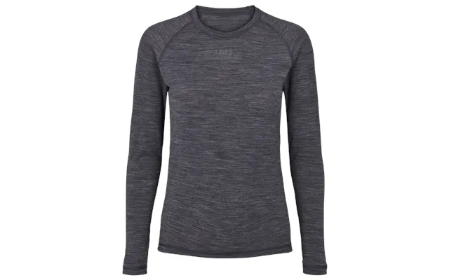 Cycling undershirt long-sleeved merino 186 gray women - large product image
