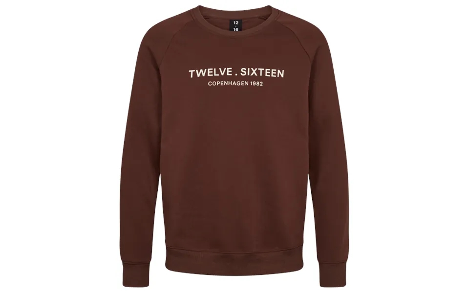 Twelve Sixteen Sweatshirt M. Brun 100% Bomuld - Brown