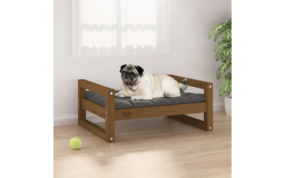 Vidaxl dog bed 65,5x50,5x28 cm massively pine tan