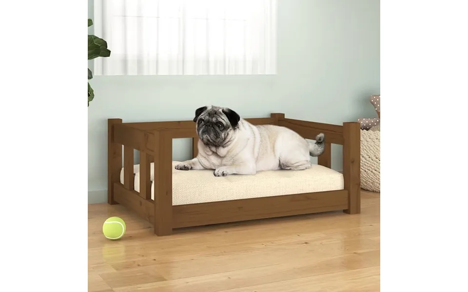 Vidaxl dog bed 65,5x50,5x28 cm massively pine tan