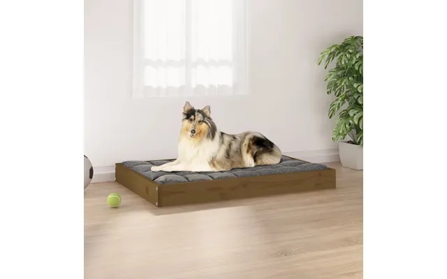 Vidaxl dog bed 91,5x64x9 cm massively pine tan product image