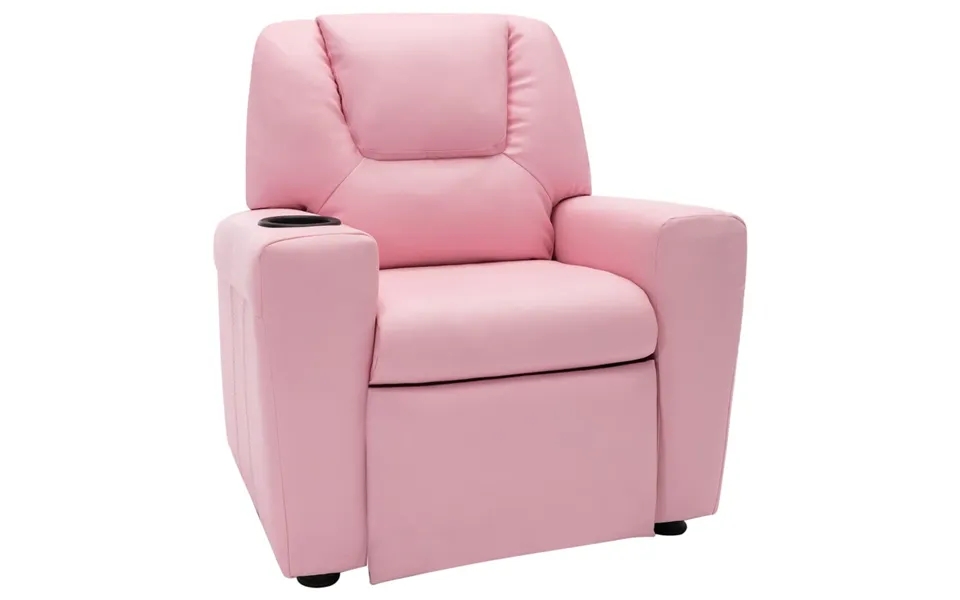 Vidaxl armchair to children imitation leather pink
