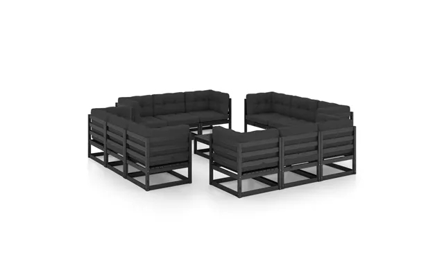 Vidaxl lounge set to garden 13 parts with cushions massively pine product image