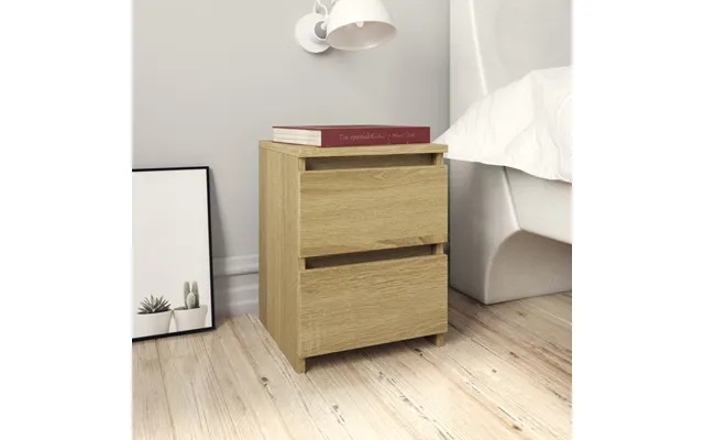 Vidaxl bedside tables 2 paragraph. 30X30x40 cm designed wood sonoma oak product image