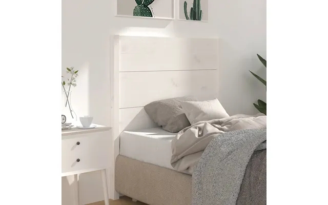 Vidaxl Sengegærde 106x4x100 Cm Massivt Fyrretræ Hvid product image