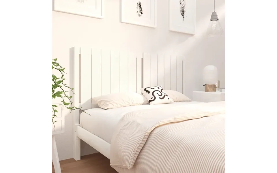 Vidaxl bed headboard 140,5x4x100 cm massively pine white