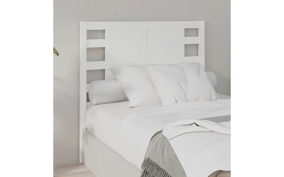 Vidaxl bed headboard 81x4x100 cm massively pine white