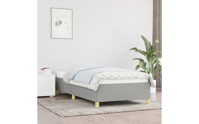 Vidaxl bed frame 100x200 cm fabric light gray product image