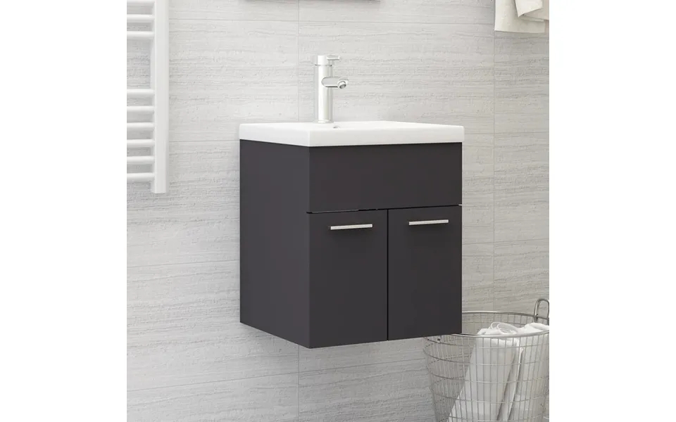 Vidaxl cupboard to washbasin 41x38,5x46 cm designed wood gray
