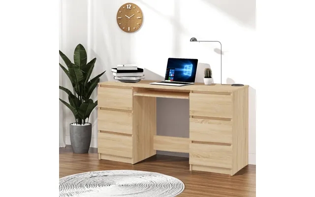 Vidaxl desk 140x50x77 cm designed wood sonoma oak product image