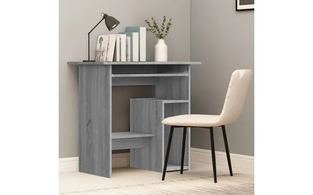 Vidaxl desk 80x45x74 cm designed wood gray sonoma oak product image